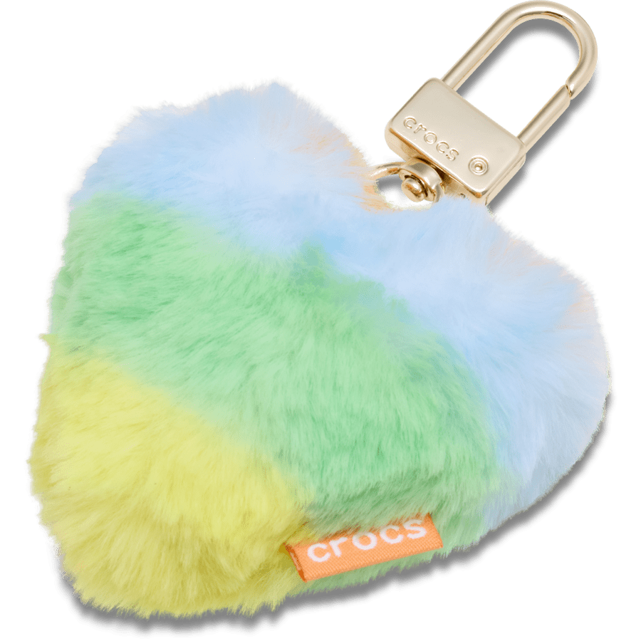 Crocs Popular | Plush Heart Bag Charm