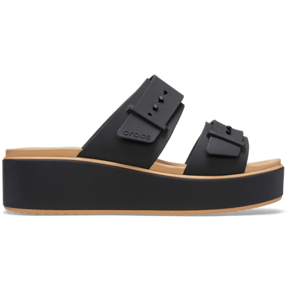 Crocs Classic | Brooklyn Buckle Matte Wrap Low Wedge