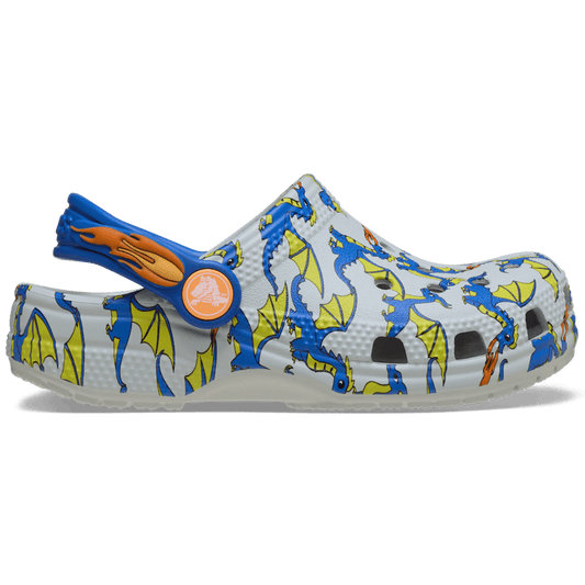 Crocs Hot Sale | Toddler Classic Dragon Graphic Clog