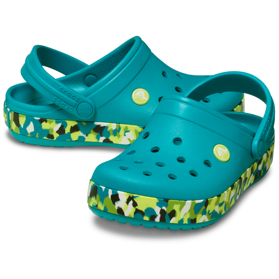 Crocs Recommended | Kids' Crocband Glow Confetti Band Clog