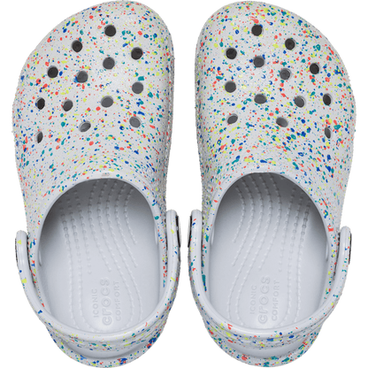 Crocs Best Seller | Toddler Classic Glow Paint Splatter Clog