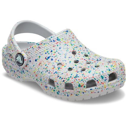 Crocs Best Seller | Toddler Classic Glow Paint Splatter Clog