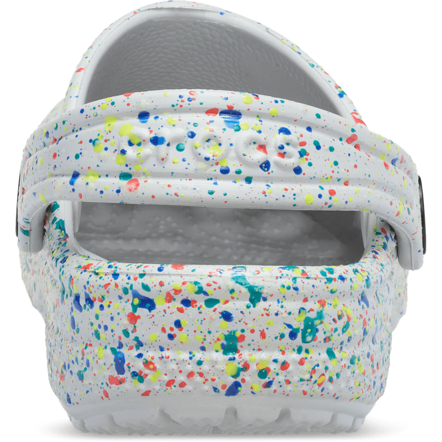Crocs Best Seller | Toddler Classic Glow Paint Splatter Clog