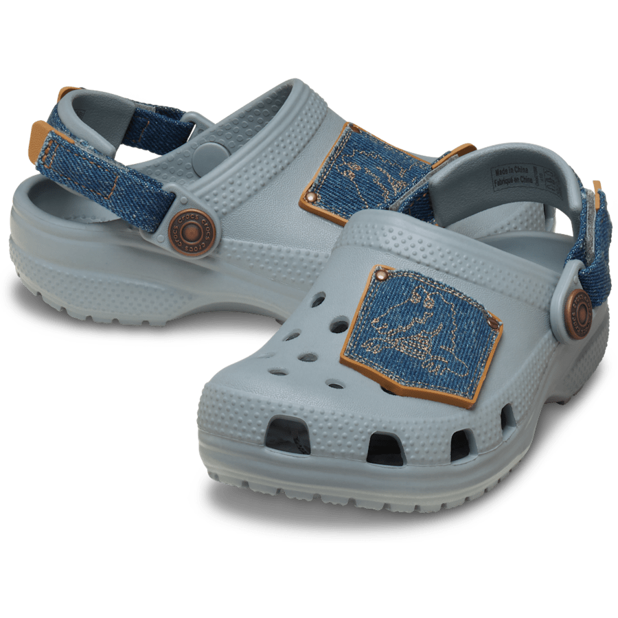 Crocs Popular | Toddler Classic Denim Adjustable Backstrap Clog