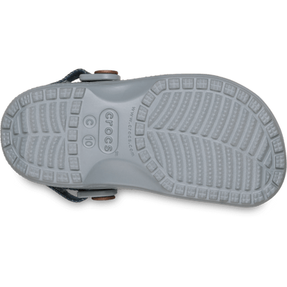 Crocs Popular | Toddler Classic Denim Adjustable Backstrap Clog
