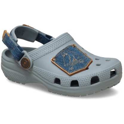 Crocs Popular | Toddler Classic Denim Adjustable Backstrap Clog