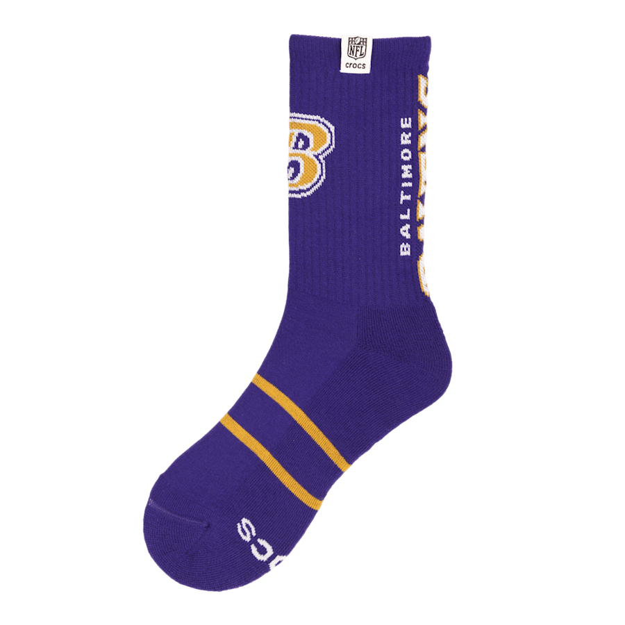 Crocs Hot Sale | NFL Baltimore Ravens Crocs Socks