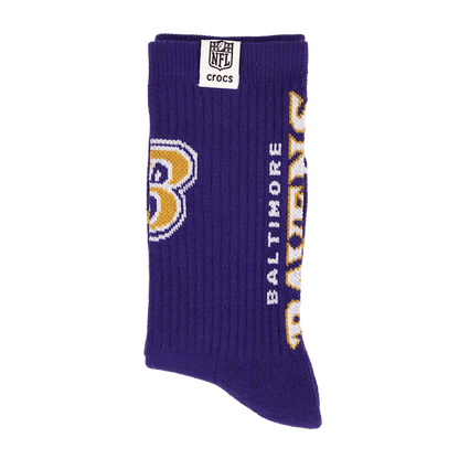 Crocs Hot Sale | NFL Baltimore Ravens Crocs Socks