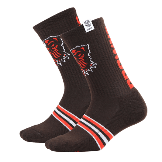 Crocs Everyday | NFL Cleveland Browns Crocs Socks