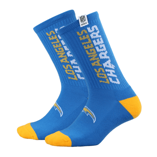 Crocs New | NFL Los Angeles Chargers Crocs Socks