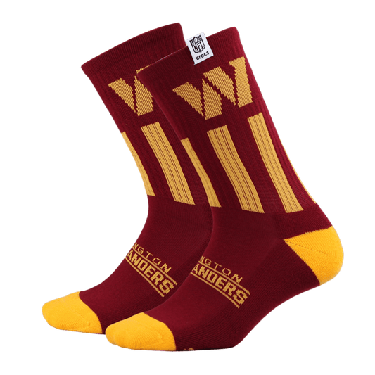 Crocs Featured | NFL Washington Commanders Crocs Socks