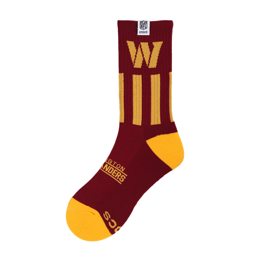Crocs Featured | NFL Washington Commanders Crocs Socks