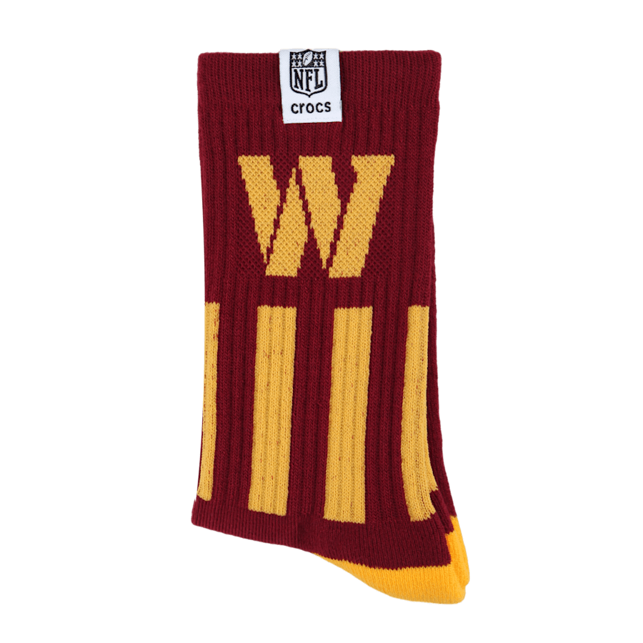 Crocs Featured | NFL Washington Commanders Crocs Socks