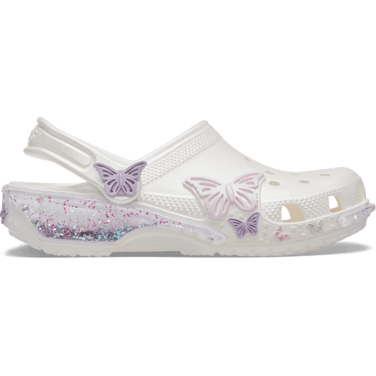 Crocs Sale | Toddler Classic Butterfly Sparkle Shaker Clog