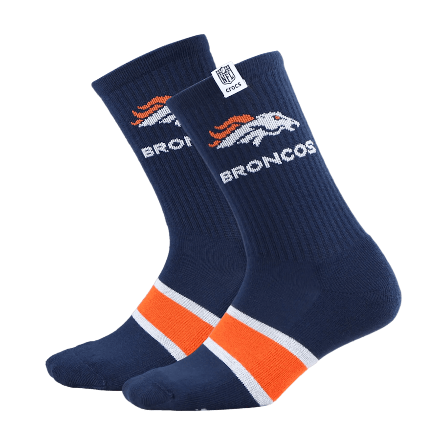 Crocs Great Value | NFL Denver Broncos Crocs Socks