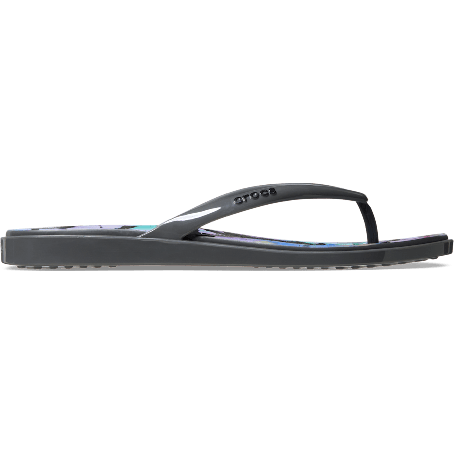 Crocs Trusted | Miami Round Toe Dark Floral Flip