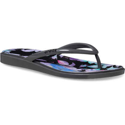 Crocs Trusted | Miami Round Toe Dark Floral Flip